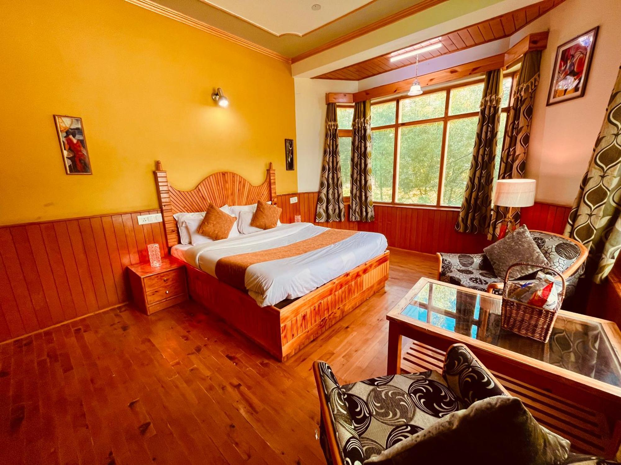 Woods Villa Cottage, Manali Esterno foto