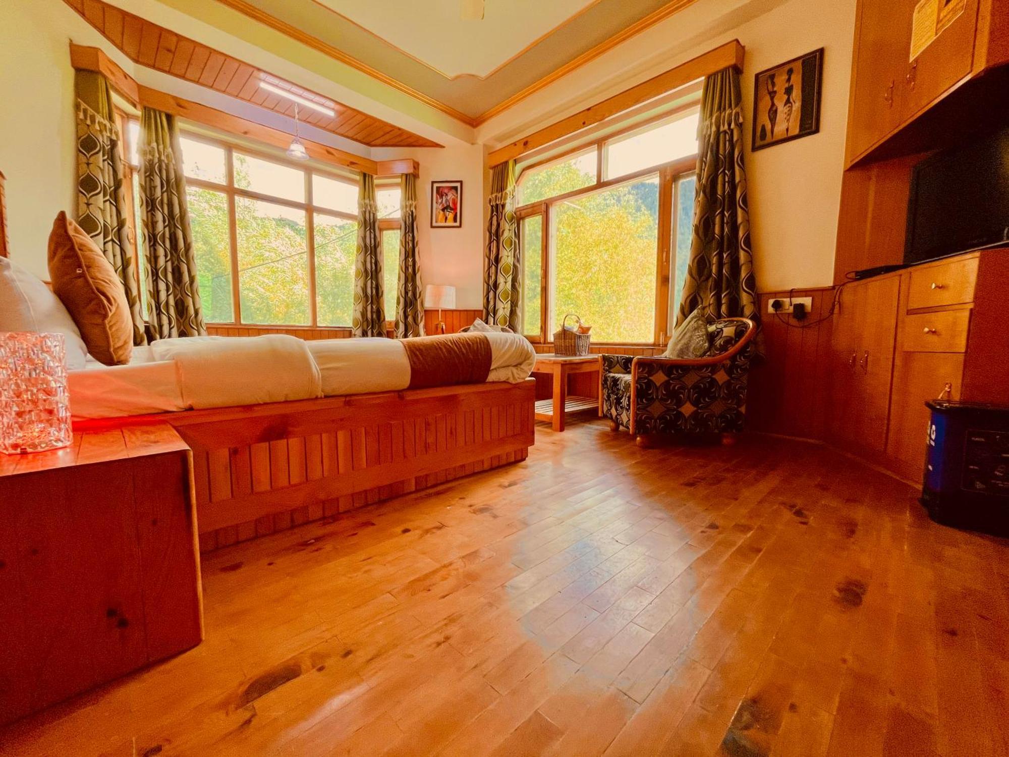 Woods Villa Cottage, Manali Esterno foto